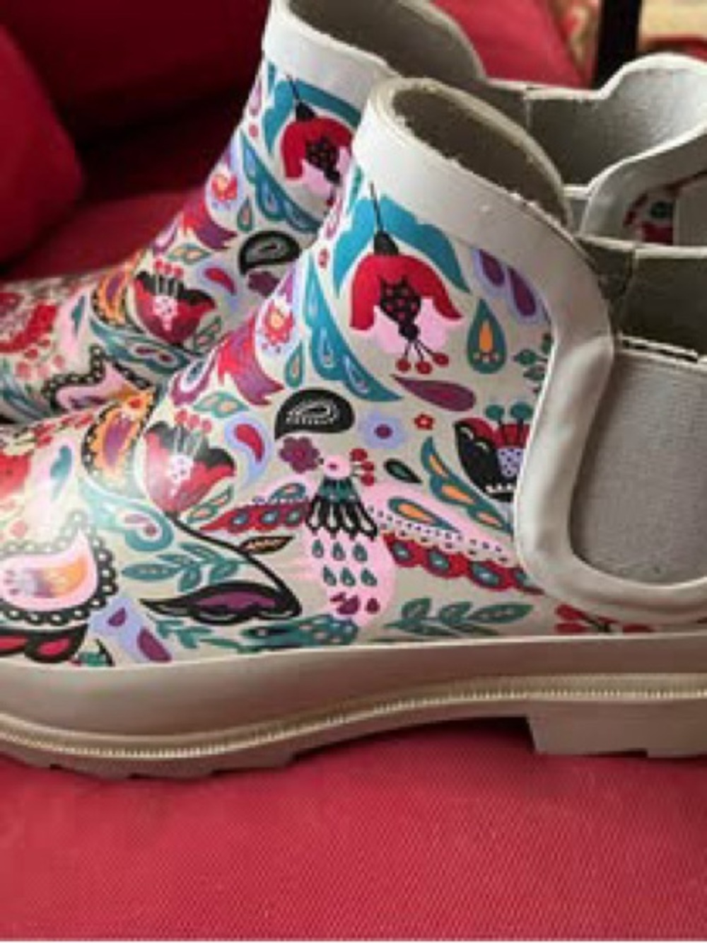 Sakroots Floral Multicolor Rain Boots